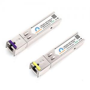 1.25G BIDI SFP 1490nm/1550nm 60KM SC Optic Transceiver
