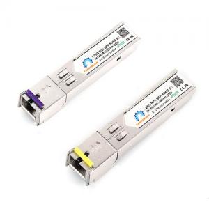 1.25G BIDI SFP 1490nm/1550nm 80KM SC Optic Transceiver