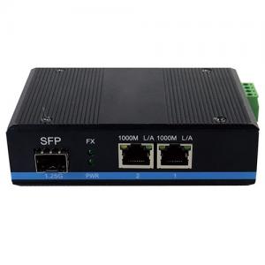 1000M Industrial Ethernet Switch 1xSFP 2RJ45