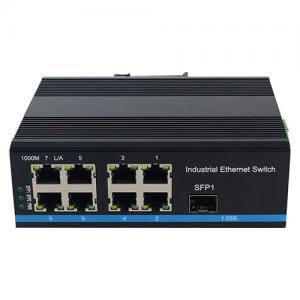1000M Industrial Ethernet Switch 1xSFP 8RJ45