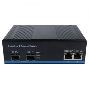 1000M Industrial Ethernet Switch 2xSFP 2RJ45