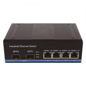 1000M Industrial Ethernet Switch 2xSFP 4RJ45