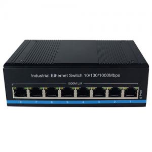 1000M Industrial Ethernet Switch 8RJ45