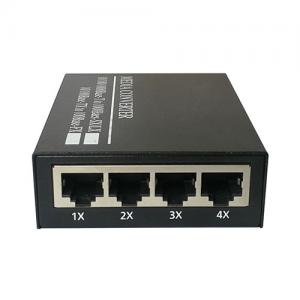 1000Mb Media Converter 1xFiber 4xRJ45