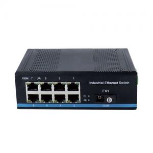 100M Industrial Ethernet Switch 1xFiber 8xRJ45