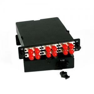 12 Fibers,1xMTP/MPO-12 to 12F ST Multimode Module Cassette