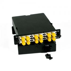 12 Fibers,1xMTP/MPO-12 to 12F ST Singlemode Module Cassette