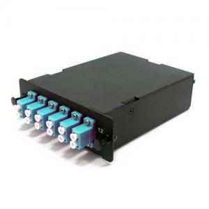 12 Fibers,1xMTP/MPO-12 to 6xLC Dulpex OM3 MM Module Cassette