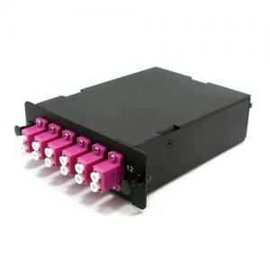 12 Fibers,1xMTP/MPO-12 to 6xLC Dulpex OM4 MM Module Cassette