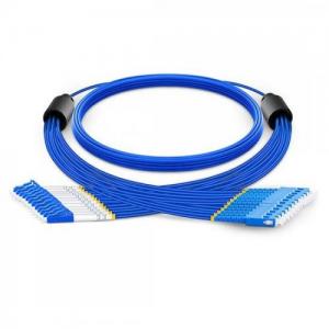 12 Strand LC UPC to SC UPC OS2 Singlemode Armored Breakout Patch Cable