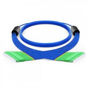 12 Strand SC APC to SC APC OS2 Singlemode Armored Breakout Patch Cable