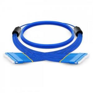 12 Strand SC UPC to SC UPC OS2 Singlemode Armored Breakout Patch Cable