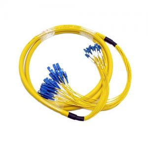 12/24F LC UPC to SC UPC OS2 SM 2.0mm Breakout Patch Cable