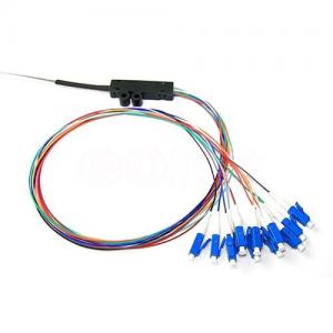 12F LC UPC OS2 SM Bare Ribbon Fanout 0.9mm FO Pigtail