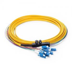 12F LC UPC OS2 SM Ribbon Fanout 0.9mm FO Pigtail