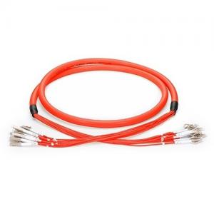 12F LC UPC to LC UPC OM1/OM2 MM 2.0mm Breakout Patch Cable