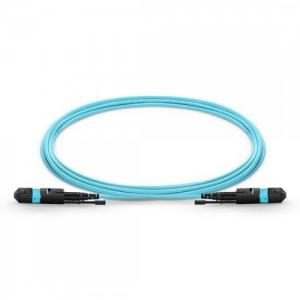 12F MTP/MPO to MTP/MPO OM3 MM Push-Pull HD Trunk Cable 