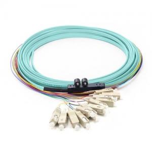 12F SC UPC OM3/OM4 MM Ribbon Fanout 0.9mm FO Pigtail