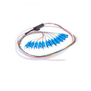 12F SC UPC OS2 SM Bare Ribbon Fanout 0.9mm FO Pigtail