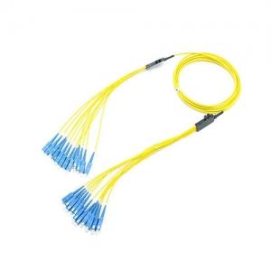 12F SC UPC to SC UPC OS2 SM 2.0mm Ribbon Fanout Patch Cable