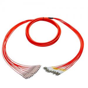 12F SC to LC/SC/ST OM1/OM2 MM 2.0mm Breakout Patch Cable