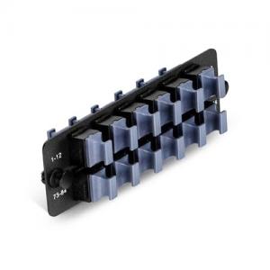 12xMTP(12/24F) Keyup-Keydown Adpater (Black) Panel Plate