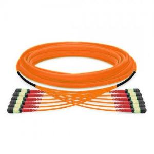 144F MTP/MPO to MTP/MPO 24 Strands OM1/OM2 HD Trunk Cable