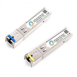 155M BiDi SFP 1310nm/1550nm 20KM SC Optic Transceiver
