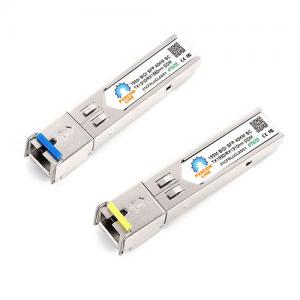 155M BiDi SFP 1310nm/1550nm 40KM SC Optic Transceiver 