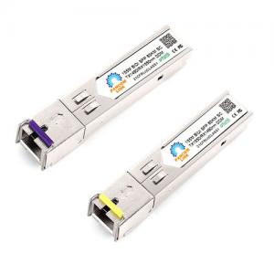 155M BiDi SFP 1490nm/1550nm 80KM SC Optic Transceiver 
