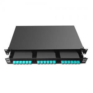 1U 19′ Rack Mount High Density MTP/MPO Patch Panel