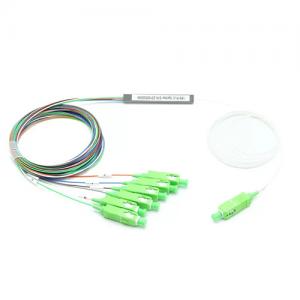 1x6 Steel Tube Blockless PLC Splitter