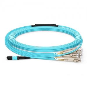 24-144F MPO to LC UPC OM3 Multimode Harness Cable