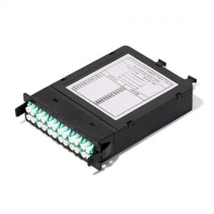 24 Fibers,2xMPO-12 to 12xLC Duplex OM4 MM High Density Module Cassette