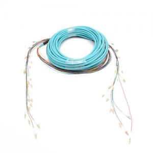 24F LC UPC to LC UPC OM3/OM4 MM 0.9mm Staggered Patch Cable