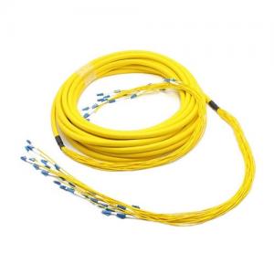 24F LC UPC to LC UPC OS2 SM 2.0mm Staggered Breakout Patch Cable