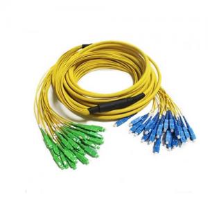 24F SC APC to SC UPC OS2 SM 2.0mm Breakout Patch Cable
