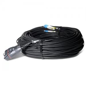 4 Cores Fullaxs LC to LC Waterproof Patch Cable