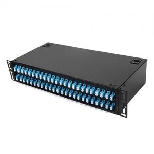 48 Port Duplex LC UPC 96 Core Sliding Type Patch Panel Full Loaded