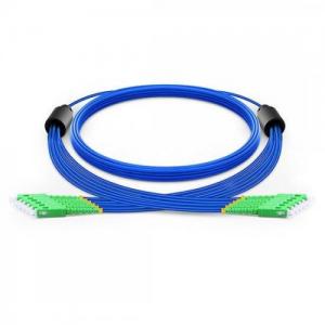 6 Strand SC APC to SC APC OS2 Singlemode Armored Breakout Patch Cable