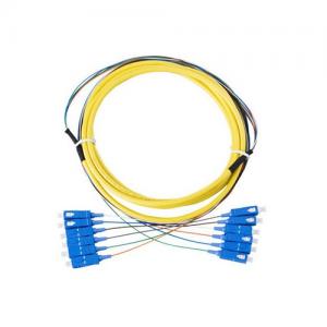 6/12F SC UPC to SC UPC OS2 SM 0.9mm Breakout Patch Cable