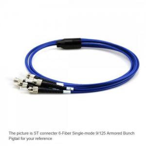6F ST Singlemode Armored 3.0mm Bunch FO Pigtail