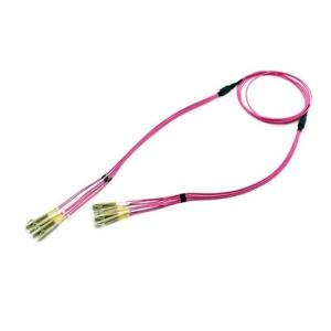 8F LC UPC to LC UPC OM4 MM 2.0mm Breakout Patch Cable
