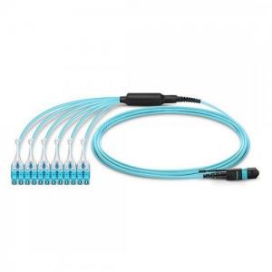 8/12F MTP/MPO to LC OM3 Multimode Push-Pull Harness Cable