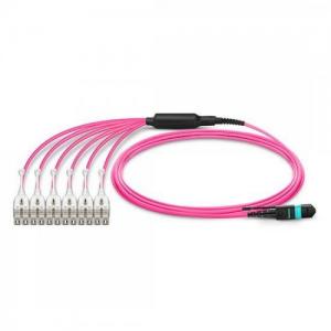 8/12F MTP/MPO to LC OM4 Multimode Push-Pull Harness Cable