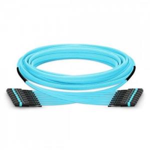 96F MTP/MPO to MTP/MPO OM3 MM Push-Pull HD Trunk Cable