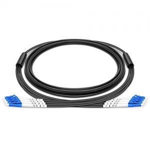 Customized Singlemode Breakout Military Grade Armored Patch Cord