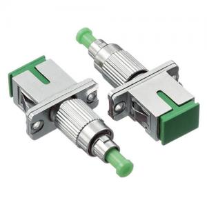 FC APC Male to SC APC Female Singlemode Hybrid Adapter