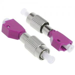 FC UPC Male to LC UPC Female OM4 Hybrid Adapter Long Housing