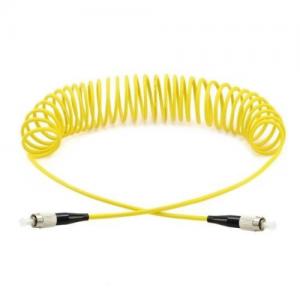FC to FC OS2 Singlemode Curl Patch Cord 